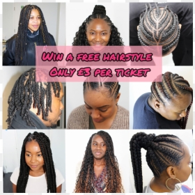A Free Hairstyle 23993 "  Src="https - Collage, HD Png Download - braids png
